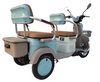 EEC Powerful 72v Electric Passenger Tricycle for Adults Use with Open Body & Lead Acid Battery