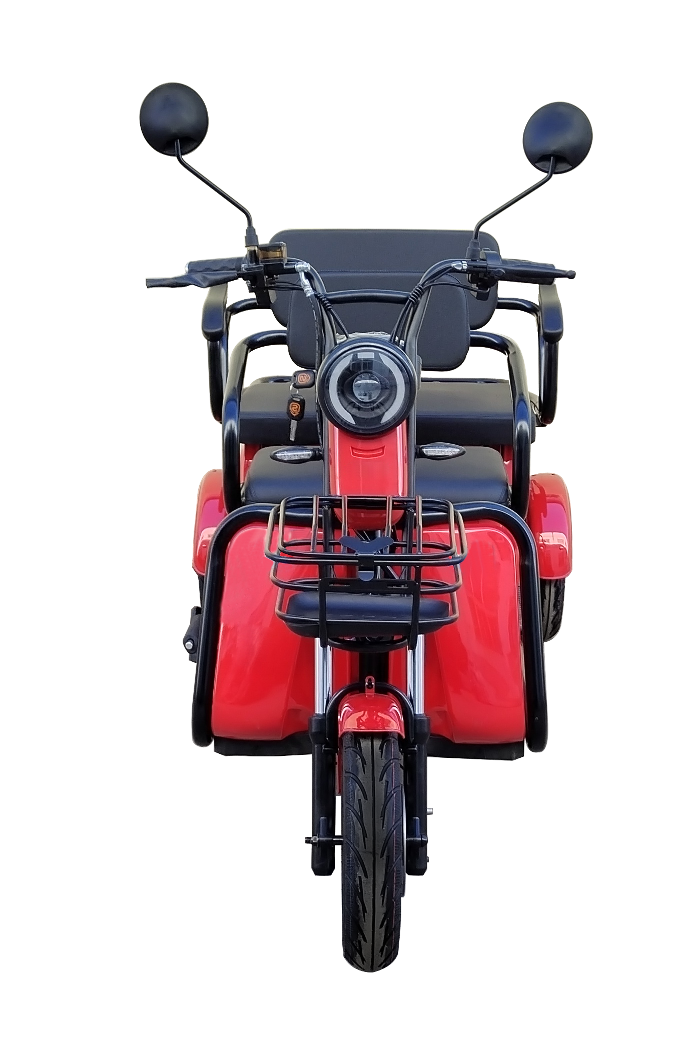 EEC Factory Direct Sales New Stylish Customizable 3-Wheel Electric Tricycles Steel Electric Trike for Families and Passengers