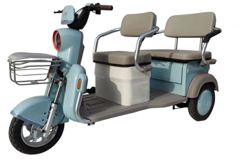 EEC Powerful 72v Electric Passenger Tricycle for Adults Use with Open Body & Lead Acid Battery